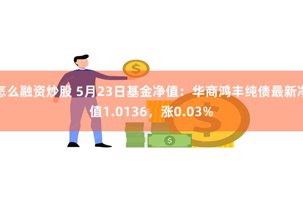 怎么融资炒股 5月23日基金净值：华商鸿丰纯债最新净值1.0136，涨0.03%