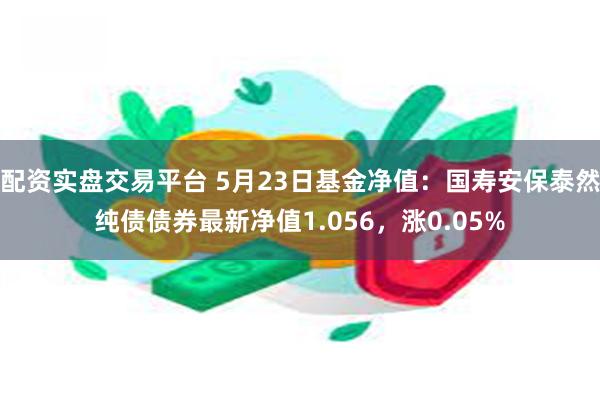 配资实盘交易平台 5月23日基金净值：国寿安保泰然纯债债券最新净值1.056，涨0.05%