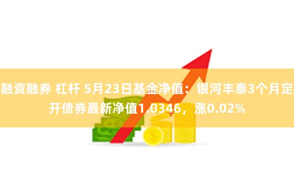 融资融券 杠杆 5月23日基金净值：银河丰泰3个月定开债券最新净值1.0346，涨0.02%