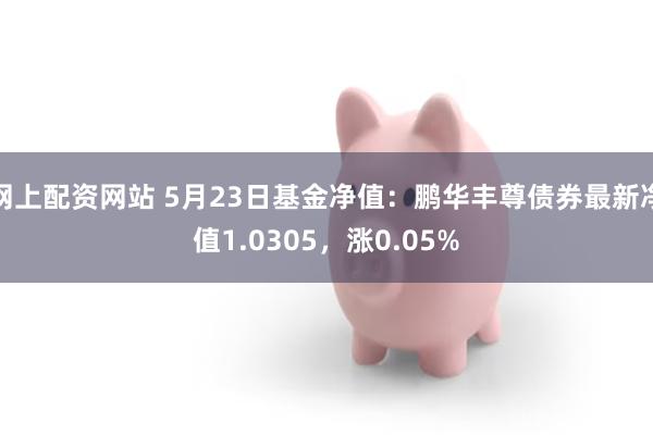 网上配资网站 5月23日基金净值：鹏华丰尊债券最新净值1.0305，涨0.05%